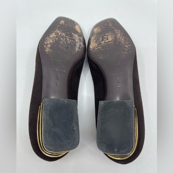Bruno Magli Brown Suede Pumps size 6.5 - Picture 6 of 11